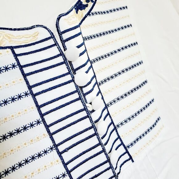 Ire Fashion Women's Size XXXL Embroidered White Blouse - Picture 3 of 10